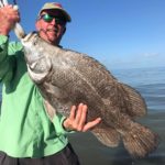 huge triple tail, fishing charters, indian pass