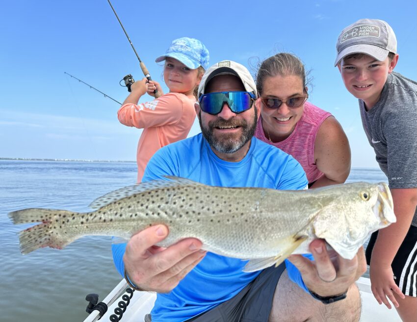 Speckled trout inshore fishing charters
