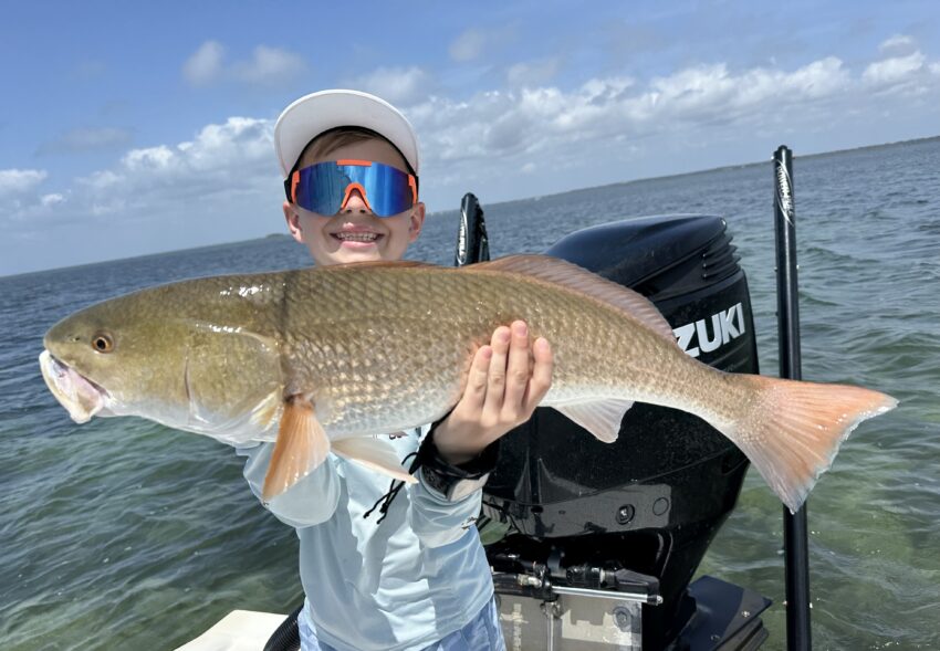 Redfish kids fishing port st Joe cape San Blas charters